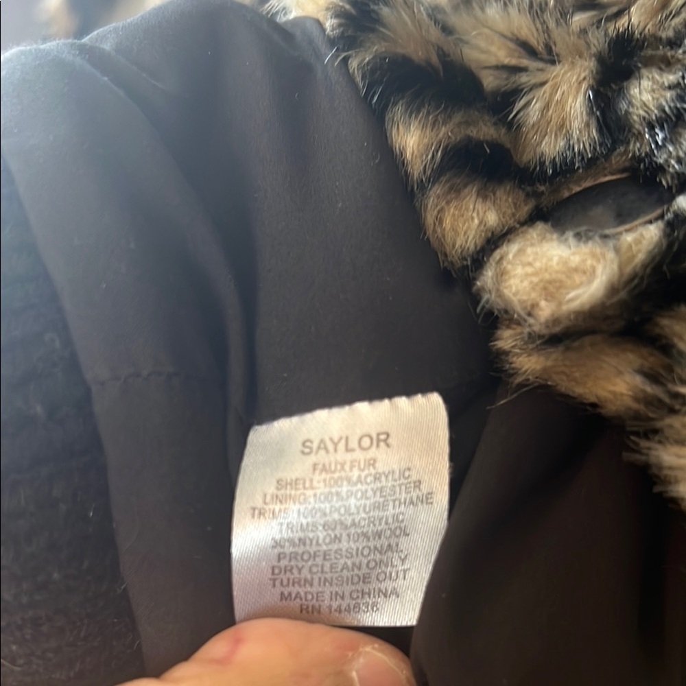 SAYLOR Leopard Print Women's Jacket - Picture 5 of 5